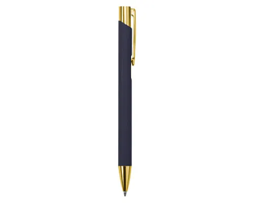 Ручка шариковая, Legend Soft Touch Mirror Gold, синий/золото