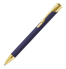 Ручка шариковая, Legend Soft Touch Mirror Gold, синий/золото