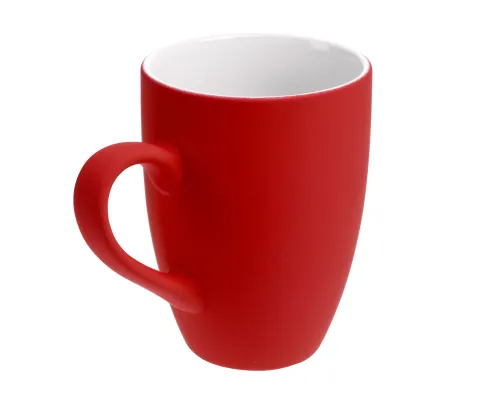 Кружка Best Morning c покрытием софт-тач, ярко-красная Кружка Best Morning c покрытием софт-тач, ярко-красная