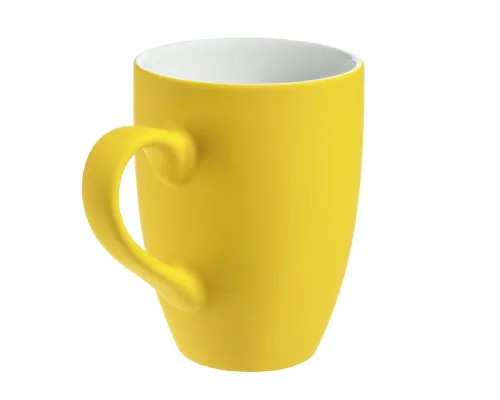 Кружка Best Morning c покрытием софт-тач, желтая Кружка Best Morning c покрытием софт-тач, желтая