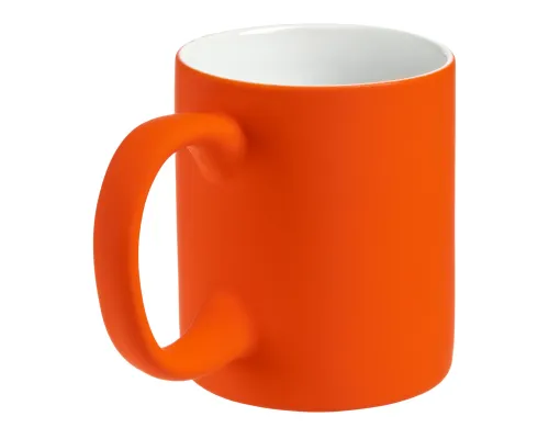 Кружка Sippy c покрытием софт-тач, оранжевая Кружка Sippy c покрытием софт-тач, оранжевая