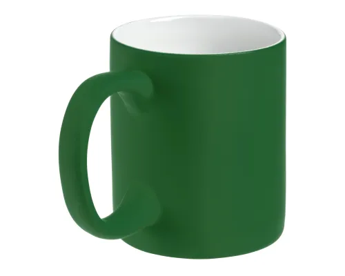 Кружка Sippy c покрытием софт-тач, зеленая