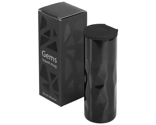 Термостакан Gems Black Morion, черный морион Термостакан Gems Black Morion, черный морион