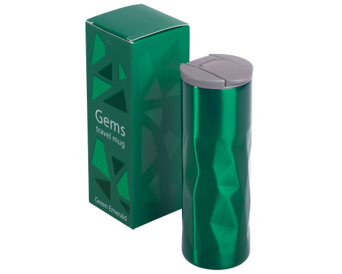 Термостакан Gems Green Emerald, зеленый изумруд Термостакан Gems Green Emerald, зеленый изумруд