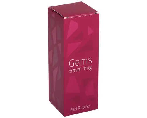 Термостакан Gems Red Rubine, красный рубин