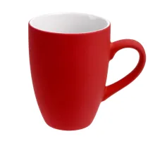 Кружка Best Morning c покрытием софт-тач, ярко-красная