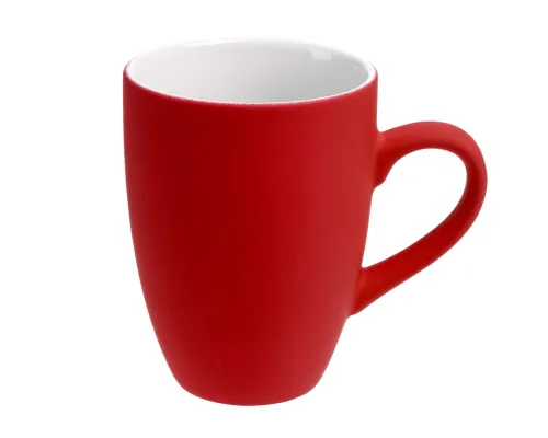 Кружка Best Morning c покрытием софт-тач, ярко-красная Кружка Best Morning c покрытием софт-тач, ярко-красная