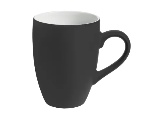 Кружка Best Morning с покрытием софт-тач, серая Кружка Best Morning с покрытием софт-тач, серая