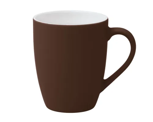 Кружка Good Morning c покрытием софт-тач, коричневая Кружка Good Morning c покрытием софт-тач, коричневая