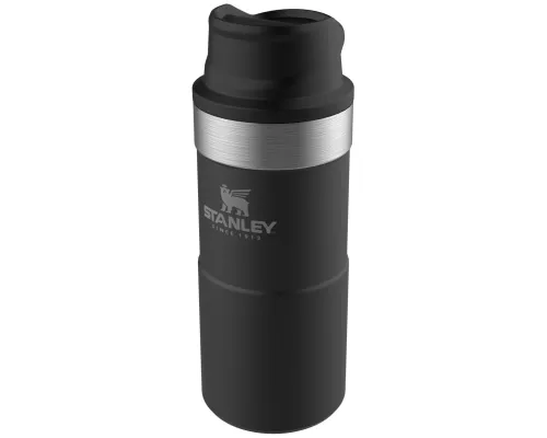 Термокружка Stanley Classic One Hand 2.0, малая, черная Термокружка Stanley Classic One Hand 2.0, малая, черная