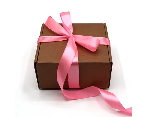 Лента атласная 150 см (ширина 2,5 см), розовый