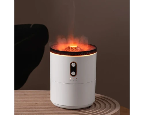 Светодиодный USB увлажнитель Volcano, белый