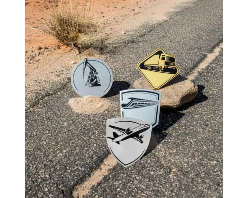 Шильд-наклейка фура, золото