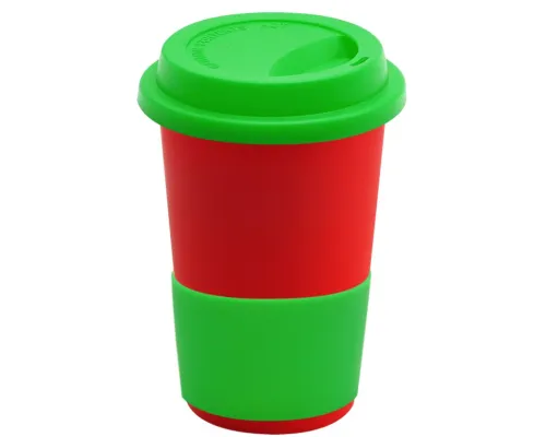 Кружка Magic To Go, красный/зелёный
