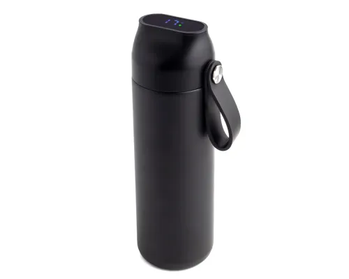 Термобутылка герметичная вакуумная Glory с дисплеем, черный