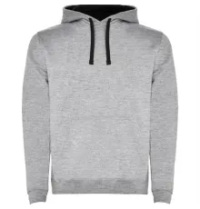 Толстовка URBAN мужская, СЕРЫЙ/ЧЕРНЫЙ L
