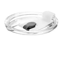 Крышка пластиковая к стакану стеклянному Mango, белая