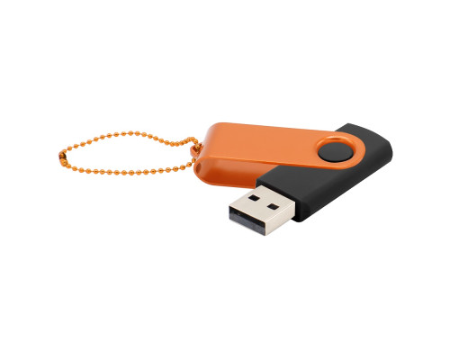 Флешка Designer To Go 2.0 USB 16Gb, черный/оранжевый Флешка Designer To Go 2.0 USB 16Gb, черный/оранжевый