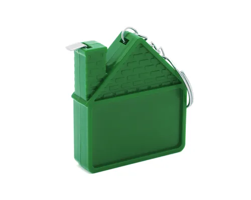 Брелок-рулетка Home, 1 метр, зеленый