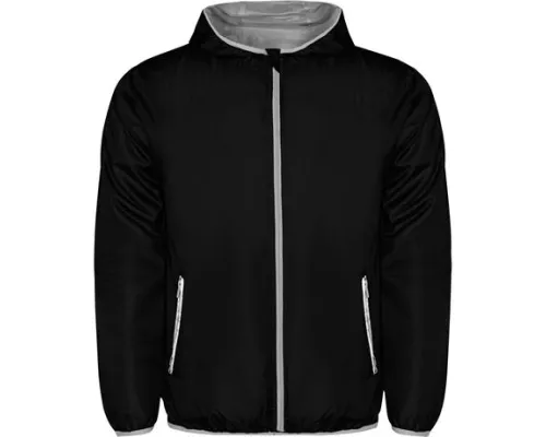 Куртка («ветровка») ANGELO унисекс, ЧЕРНЫЙ 2XL