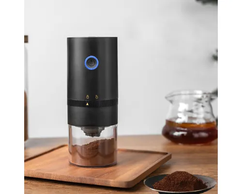 Портативная кофемолка Полинара с аккумулятором, черный