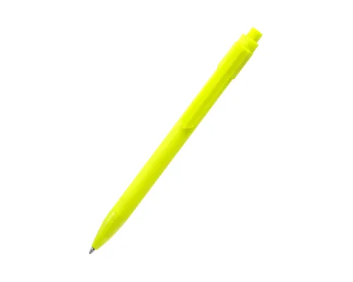 Ручка пластиковая Pit Soft софт-тач, желтая