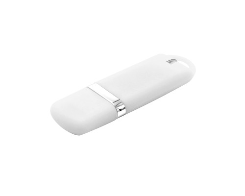 Флешка Shape с покрытием Софт Тач 16 GB, белая Флешка Shape с покрытием Софт Тач 16 GB, белая