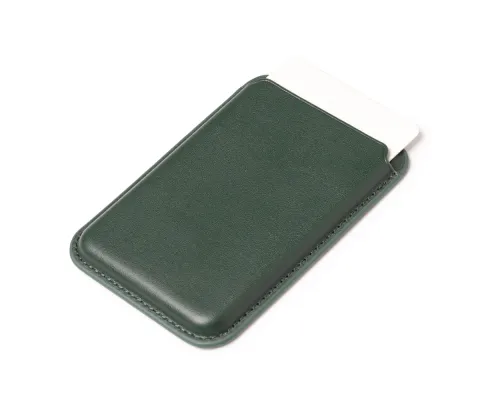 Магнитный держатель карт на телефоне WASAT, тёмно-зелёный