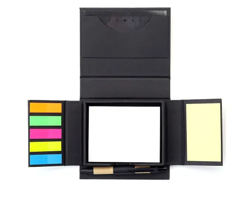 Набор для записей со стикерами Notora, черный