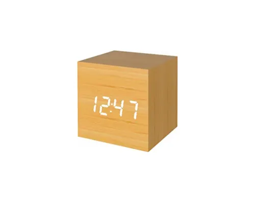 Многофункциональные часы - погодная станция, бежевые