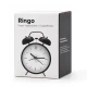 Часы-будильник Ringo с подсветкой, черные