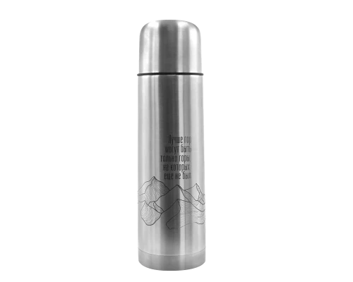 Термос Picnic Silver, серебристый