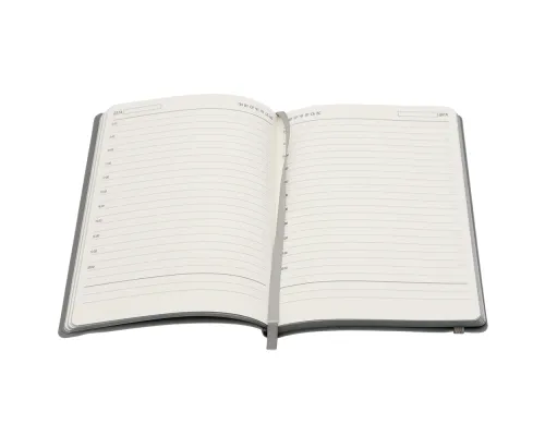 Ежедневник A5 недатированный Dante в мягком переплёте софт-тач, серый