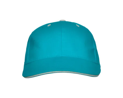 Бейсболка 6-панельная PANEL, Бирюзовый