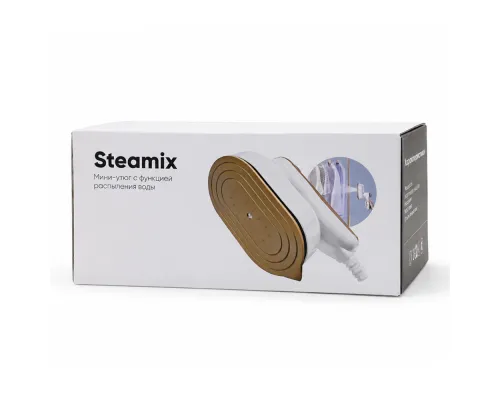 Мини-утюг Steamix с функцией распыления воды, белый