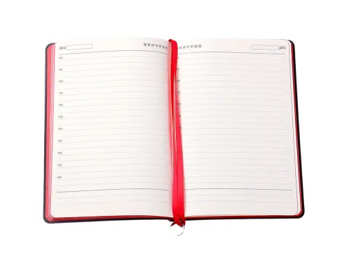 Ежедневник A5 недатированный Impero в мягком переплёте, красный