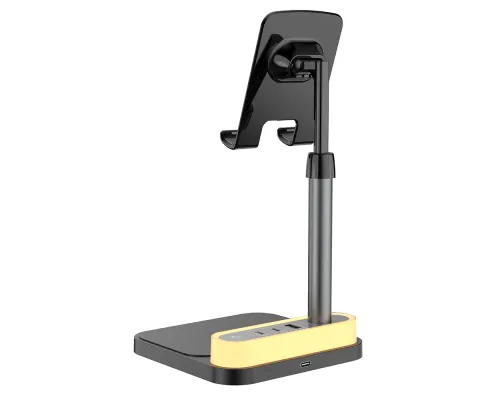 Беспроводное мультизарядное устройство Stave 15W, черный