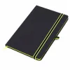 Ежедневник A5 недатированный Sir Lewis в твёрдом переплёте, зелёный кант