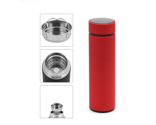 Термос Indy софт-тач, красный Термос Indy софт-тач, красный