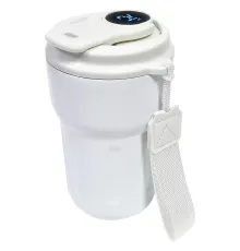 Термокружка Clive с дисплеем, белого цвета