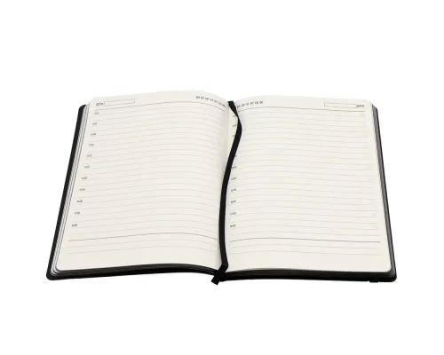 Ежедневник A5 недатированный Dante в мягком переплёте софт-тач, чёрный