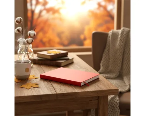 Ежедневник A5 недатированный Stefano в мягком переплёте, красный