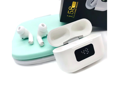 Наушники беспроводные Bluetooth Mobby i58, белые Наушники беспроводные Bluetooth Mobby i58, белые