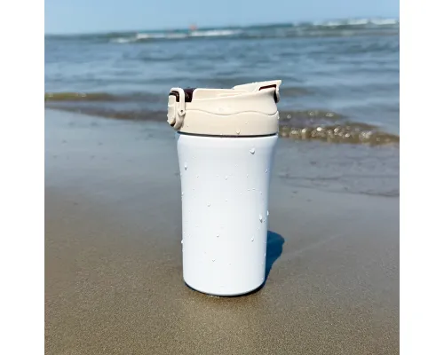 Термокружка с двойными стенками Molly, бежевая