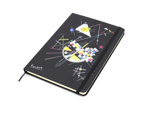 Блокнот A5 Monte в твёрдом переплёте, черный