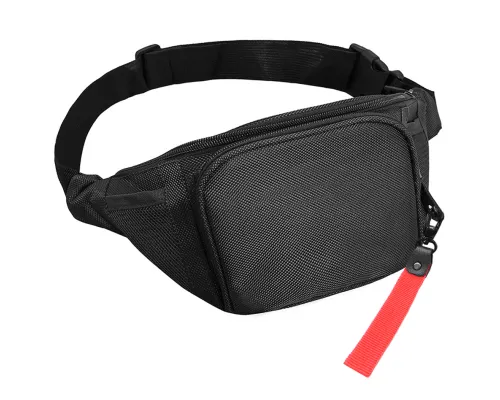 Поясная сумка SPLIT TO GO, Чёрный/Красный