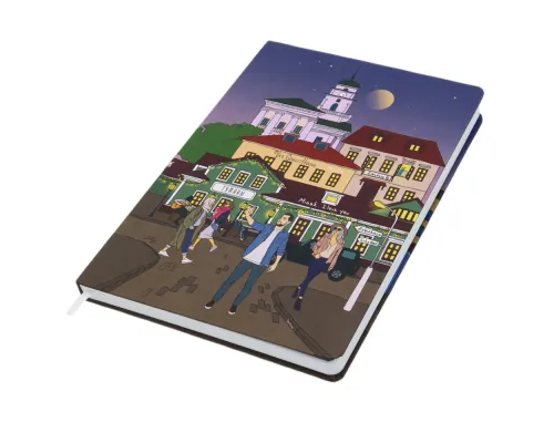 Записная книжка A5 Dziuna Зыбицкая в линейку 15,5 x 21 см