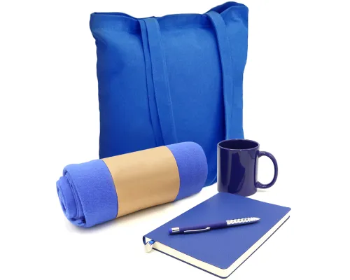 Подарочный набор Тепло и вдохновение, синий