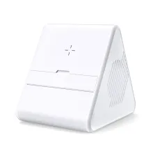 Колонка Dorn с беспроводной зарядкой, белый