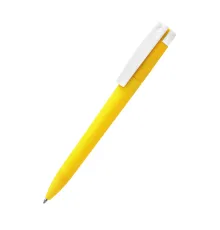 Ручка пластиковая T-pen софт-тач, желтая